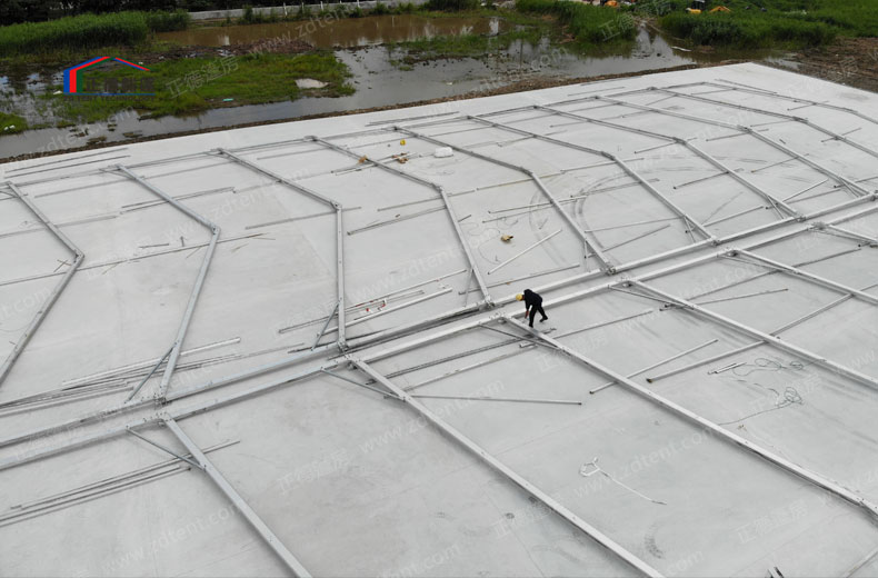 模塊化篷房搭建圖